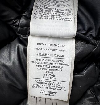 Péřová bunda Arcteryx Thorium AR - 5