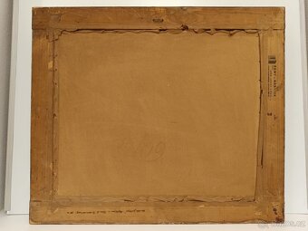 Obraz Jan Němeček, Vysočina 1942, olej 57x67 - 5