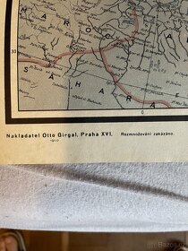 historická mapa Evropy rok 1914 - 5