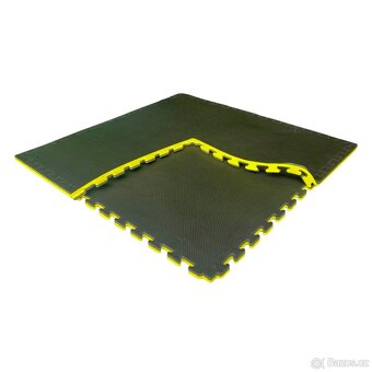 Tatami Champion puzzle černo- žlutá 105cm x 105cm x 3cm - 5