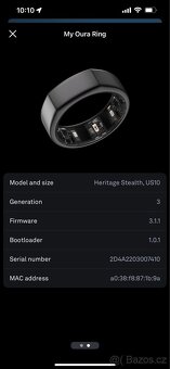 Oura Ring Gen 3 Size 10 Heritage - 5