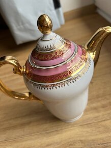 Konvice, porcelán, Thun, bílá, zdobená - 5