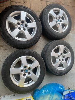 Alu kola 14” 5x100 Origo Škoda a Letní pneu 185/60/R14 - 5