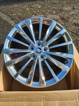 Nová alu kola Trinity leštěné 19" Škoda Superb L&K - 5