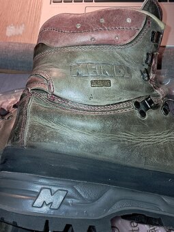 Turistické pohory Meindl vel.41-42 kožené, šíře H - 5