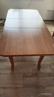 Jídelní stůl - rozkládací + 4 ks židle Ikea Kautsby - 5