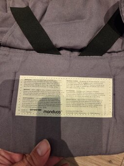 Ergonomické nosítko Manduca Dark/Gray - 5
