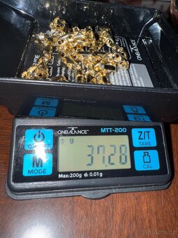 Pánský zlatý řetěz - 14K - plné zlato,novy - 5