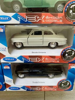 8x Škoda Octavia favorit 105 100 car 1:34 scale model welly - 5