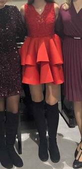 Společenské plesové šaty XS - 5