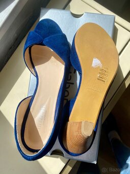 Nové kožené boty - lodičky - 5