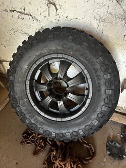 Sada alu 6x139,7 R17 pneu 33x12,50 R17 MT - 5