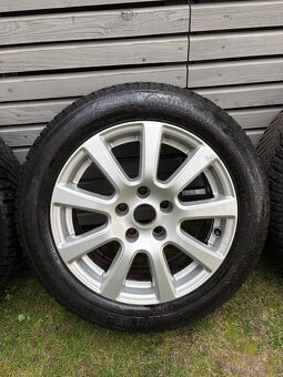 Zimní Alu kola S-line R16 5x112 s pneu Continental 205/55 - 5