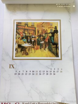 Karel Gott obrazy -kalendář z roku 1994 - 5