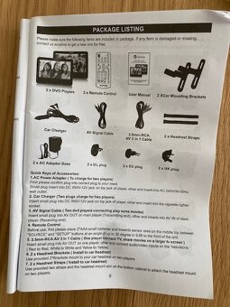 přenosný DVD přehrávač do auta - 5