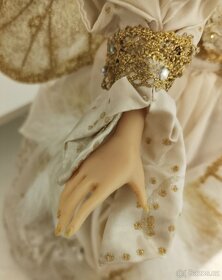 Luxusní umělecká sběratelská resinová panenka soška Anděl - 5