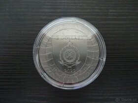 Stříbrná uncová investiční mince Český lev 2022 ruthenium - 5