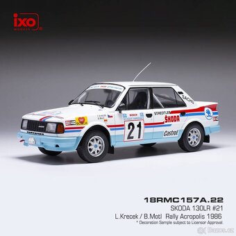 Modely Škoda Rallye 130 a Felicia Kit Car 1:18 IXO - 5
