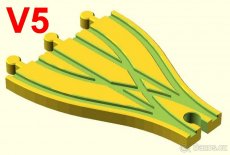 Vláčkodráha Brio Lidl, Ikea - přechody kolejí - 5