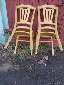 Stará kuchyňská židle - 2.ks - 5