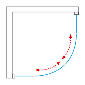 sprchový kout CR 2/800 - 5