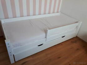 Masivní nová postel - borovice - 5
