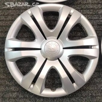 Originální poklice Škoda 15" 4 kusy - 5