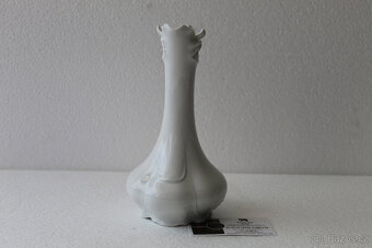 Royal Dux Bílá porcelánová váza, karafa, konvička - 5