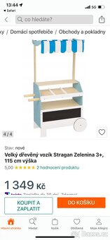 Dětský dřevěný vozík - 5