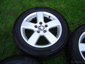 4X LETNÍ HLINÍKOVÁ KOLA ŠKODA OCTAVIA III,II 205/55 R16..TOP - 5