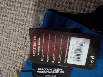 pánské montérky, pracovní kalhoty STRETCH vel. 54 - 5