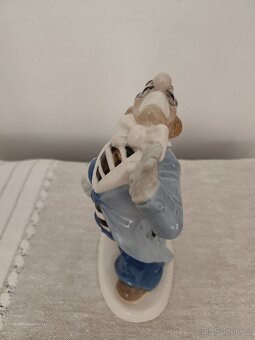 Royal dux klaun Bradáček porcelánová soška rarita - 5