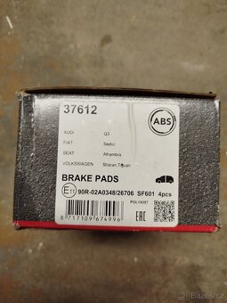 Uložení kardanu, přední brzdové destičky vw tiguan 4motion - 5