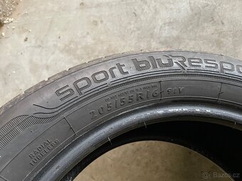 prodám letní pneumatiky 205/55/16 Dunlop celá sada - 5