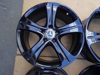 Alu disky černé Mercedes 18", 5x112, ET 43, šíře 8J - 5