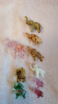 SOŠKY SLONŮ ZE SKLA - 5