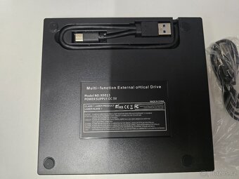 7v1 Externí USB3 + USB-C vypalovačka CD / DVD - 5
