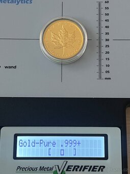 Zlato / investiční zlatá mince 1oz maple leaf 2011 - 5