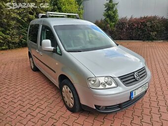 VW Caddy 1.9TDI 77kW,DPH,klima,1.Maj.tažné,výhřevy - 5