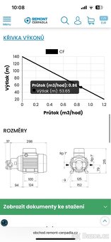 Saer CF, 230V, 0,75kW zubové čerpadlo - 5