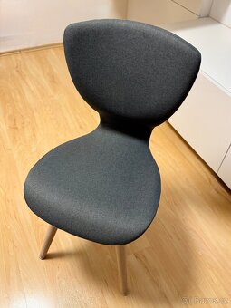 Designové čalouněné židle Gogia (3 ks) - 5