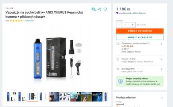 Vaporizer Taurus - ještě nerozbalený - 5