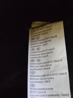 Přilba, helma, lyžařská - 5
