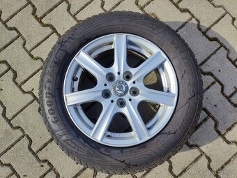ALU LITÁ KOLA na Skoda Octavia II 15" + celoroční 195/65/15 - 5