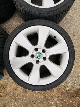 Originál alu Škoda Superb 2, zánovní 225/40 R18 - 5