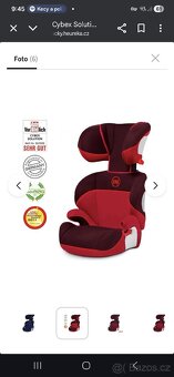 Autosedačka CYBEX Solution CBXC 3 až 12 let, 15-36 kg - 5
