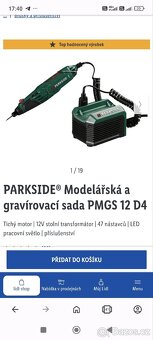 Modelářská a gravírovací sada PMGS 12 D4 parkside - 5