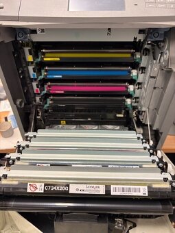 Barevná Laserová tiskárna - Lexmark C748de - Duplex - tonery - 5