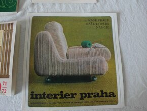 4x Katalogy a prosp. nábytku Interier Praha 71 -74 - 5