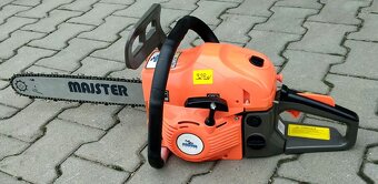 Motorová pila 5,7HP 2x řetěz, startér, 0,5L + 1L olej - 5